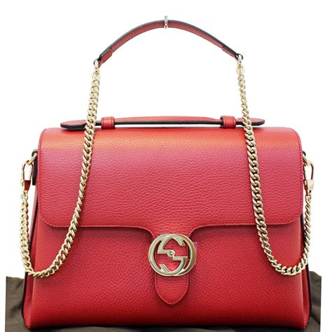 gucci interlocking shoulder bag.